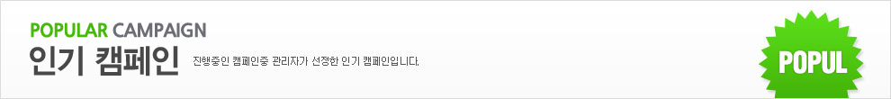 인기 캠페인